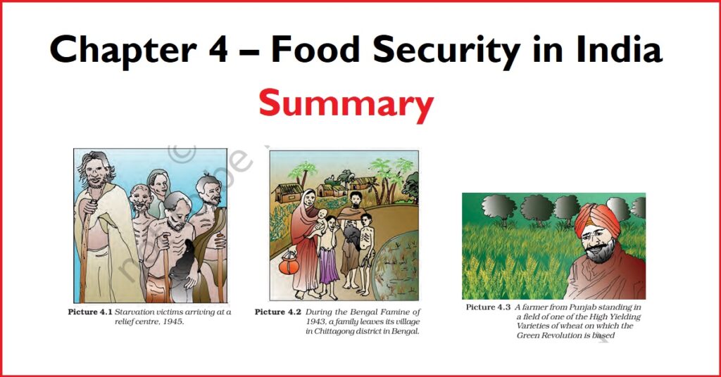 Food Security in India Summary