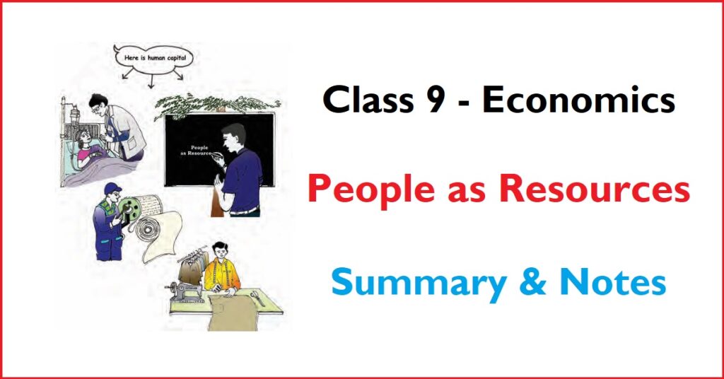 People as Resources Summary & Notes